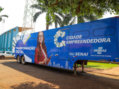 Programa Cidade Empreendedora oferece cursos em unidades móveis bem equipadas, para população maracajuense