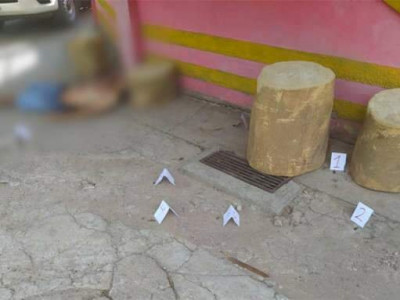 Brasileiro é executado com 10 tiros por dupla em moto na fronteira Brasileiro é executado com 10 tiros por dupla em moto na fronteira