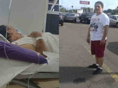 Família faz vaquinha virtual para ajudar vendedor de espetinhos internado com leucemia Família faz vaquinha virtual para ajudar vendedor de espetinhos internado com leucemia