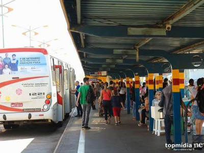 Funcionário de terminal é agredido com barra de ferro em Campo Grande Funcionário de terminal é agredido com barra de ferro em Campo Grande