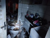 Maracaju: Corpo de Bombeiros atendem ocorrência de incêndio em residência no Conjunto Olídia Rocha