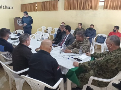 PM participa de reunião binacional de segurança pública na fronteira PM participa de reunião binacional de segurança pública na fronteira