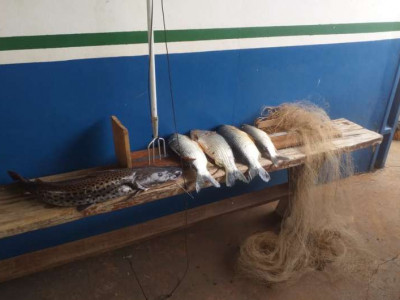 PMA flagra homem em pesca predatória no Rio Dourados 
