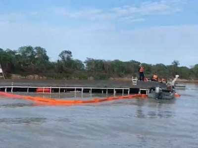 Última vítima de naufrágio no Pantanal é encontrada por bombeiros Última vítima de naufrágio no Pantanal é encontrada por bombeiros