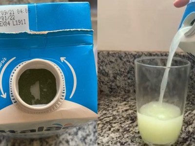 Consumidora compra leite estragado mesmo na validade em supermercado de Campo Grande Consumidora compra leite estragado mesmo na validade em supermercado de Campo Grande