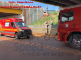 Maracaju: Bombeiros atendem ocorrência no viaduto da Av. Mário Correa Maracaju: Bombeiros atendem ocorrência no viaduto da Av. Mário Correa