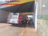 Maracaju: Bombeiros atendem ocorrência no viaduto da Av. Mário Correa