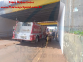 Maracaju: Bombeiros atendem ocorrência no viaduto da Av. Mário Correa Maracaju: Bombeiros atendem ocorrência no viaduto da Av. Mário Correa