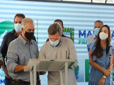 Maracaju: Via que dá acesso a Fundação MS recebe asfalto do Governo do Estado