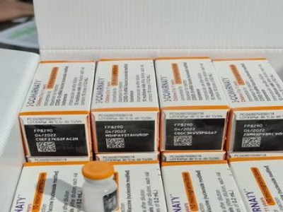 Ministério da Saúde encaminha 26.500 doses da "Pfizer pediátrica" para MS
