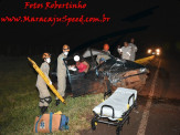 Maracaju: Corpo de Bombeiros atendem acidente de colisão frontal entre dois veículos Fiat Uno na rodovia MS-460