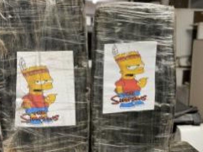 Cocaína com selo "Bart Simpson" é apreendida e dois são presos em Terenos 