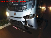 Itaporã: Ônibus com universitários de Maracaju se envolve em acidente de atropelamento em rodovia na cidade de Itaporã e homem morre no local