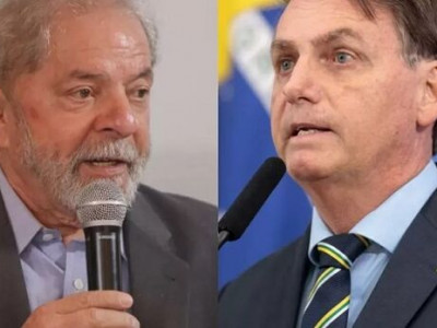 Pesquisa aponta Lula com 44% e Bolsonaro com 30% nas intenções de voto