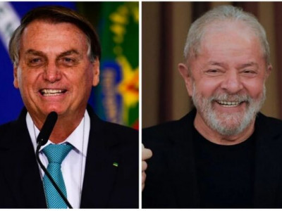 Lula está com 46% e Bolsonaro mantém 32%, diz pesquisa da BTG/FSB