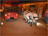 Maracaju: Condutor de veículo colidi contra traseira de carreta bitrem estacionada e fica inconsciente no interior de veículo