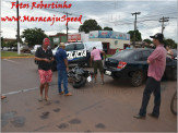 Maracaju: Grave acidente envolvendo motociclista e veículo na Av. Marechal Floriano