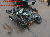 Maracaju: Grave acidente envolvendo motociclista e veículo na Av. Marechal Floriano