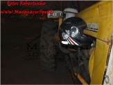 Maracaju: Motociclista colidi com trator na região do Conjunto Agesul e capacete fica cravado em parafuso