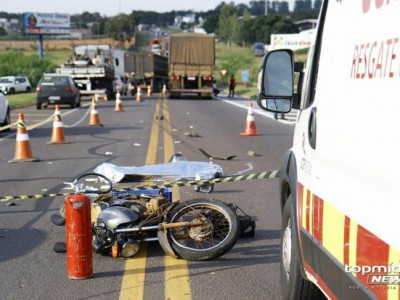 Motociclista bate na traseira de ônibus e morre em Três Lagoas