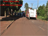 Bombeiros de Maracaju atendem ocorrência de tombamento na Rua Frankilin Ferreira Ribeiro, próximo ao Ciretran Bombeiros de Maracaju atendem ocorrência de tombamento na Rua Frankilin Ferreira Ribeiro, próximo ao Ciretran
