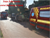 Bombeiros de Maracaju atendem ocorrência de tombamento na Rua Frankilin Ferreira Ribeiro, próximo ao Ciretran Bombeiros de Maracaju atendem ocorrência de tombamento na Rua Frankilin Ferreira Ribeiro, próximo ao Ciretran