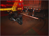 Maracaju: Motociclista colidi em traseira de carreta estacionada e é socorrido pelo o Corpo de Bombeiros Maracaju: Motociclista colidi em traseira de carreta estacionada e é socorrido pelo o Corpo de Bombeiros