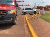 Maracaju: Bombeiros atendem ocorrência de colisão de veículo contra proteção do viaduto Av. Mário Correa Maracaju: Bombeiros atendem ocorrência de colisão de veículo contra proteção do viaduto Av. Mário Correa