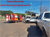 Maracaju: Bombeiros atendem ocorrência de colisão entre veículos na rotatória saída para Sidrolândia Maracaju: Bombeiros atendem ocorrência de colisão entre veículos na rotatória saída para Sidrolândia