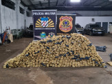 Patrulha Rural da Polícia Militar de Maracaju, apreende mais de 600 kg de maconha e prende traficante em flagrante