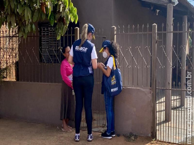 Com o Censo na reta final, Maracaju tem metade da população recenseada Com o Censo na reta final, Maracaju tem metade da população recenseada