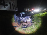 Maracaju: Bombeiros atendem ocorrência de acidente de saída de pista na BR-267 Maracaju: Bombeiros atendem ocorrência de acidente de saída de pista na BR-267