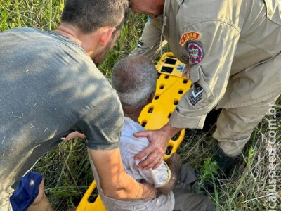 Idoso que estava desaparecido é encontrado debilitado em Angélica Idoso que estava desaparecido é encontrado debilitado em Angélica