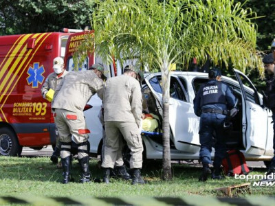 Perseguição policial termina com jovem preso e idosa ferida na Afonso Pena Perseguição policial termina com jovem preso e idosa ferida na Afonso Pena