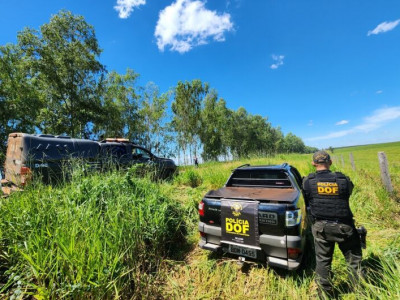Veículo com a numeração do motor adulterada é apreendido em rodovia Veículo com a numeração do motor adulterada é apreendido em rodovia