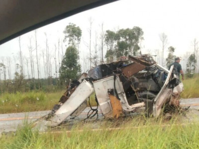 Homem morre e três ficam feridos em acidente na região de fronteira Homem morre e três ficam feridos em acidente na região de fronteira