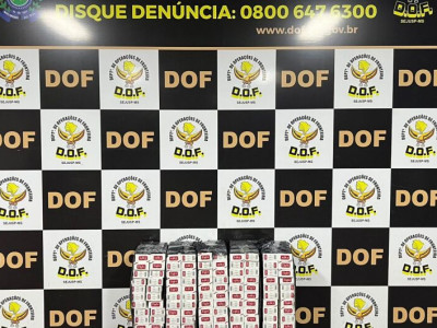 Cigarros contrabandeados que seriam levados para SP são apreendidos na BR-376 Cigarros contrabandeados que seriam levados para SP são apreendidos na BR-376
