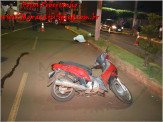 Maracaju: Adolescente de apenas 16 anos de idade falece, após colidir com motocicleta Biz em poste da rede de iluminação