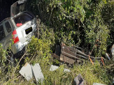 Maracaju: Bombeiros atendem ocorrência de saída de pista de veículo na MS-162