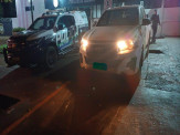 Polícia Militar recupera caminhonete Hilux furtada em outro estado, após perseguição tática por ruas de Maracaju Polícia Militar recupera caminhonete Hilux furtada em outro estado, após perseguição tática por ruas de Maracaju