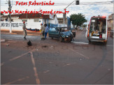 Maracaju: Bombeiros atendem ocorrência de colisão entre veículos na região central