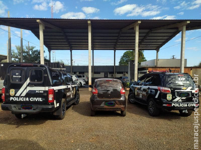 Maracaju: Polícia Civil recupera automóvel subtraído no município de Fátima do Sul Maracaju: Polícia Civil recupera automóvel subtraído no município de Fátima do Sul