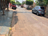 Maracaju: Quebra-molas construído sem sinalização alguma provoca acidente de queda