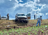 Maracaju: Colisão entre veículos na MS-162, condutor morre ao ser ejetado do interior do veículo