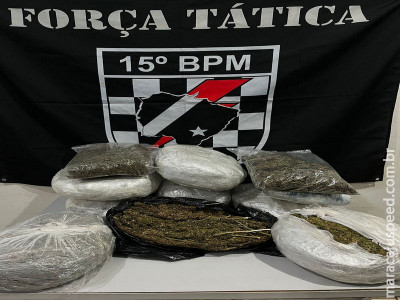 Maracaju:  Força Tática realiza segunda prisão de autor por tráfico de drogas Maracaju:  Força Tática realiza segunda prisão de autor por tráfico de drogas