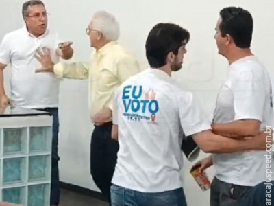 Em vez de propostas, candidatos trocam ofensas e porradas em Cassilândia Em vez de propostas, candidatos trocam ofensas e porradas em Cassilândia