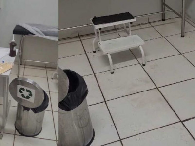 Paciente elogia médicos, mas denuncia prédio caindo aos pedaços na UPA Leblon Paciente elogia médicos, mas denuncia prédio caindo aos pedaços na UPA Leblon