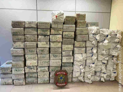 PF intercepta caminhoneiro com duas toneladas de maconha na MS-295 PF intercepta caminhoneiro com duas toneladas de maconha na MS-295