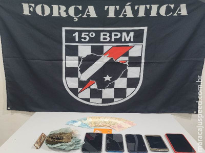 Maracaju: Força Tática desmantela ponto de venda de drogas na Vila Juquita Maracaju: Força Tática desmantela ponto de venda de drogas na Vila Juquita