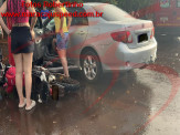 Maracaju: Motociclista sofre fratura exposta em colisão no Bairro Cambaraí Maracaju: Motociclista sofre fratura exposta em colisão no Bairro Cambaraí